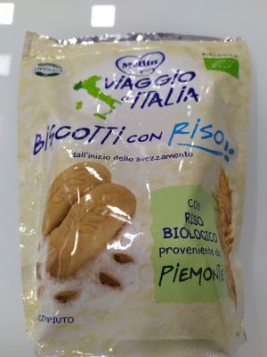 Biscotti con Riso biologico