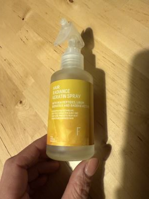 Hair radiance keratin spray