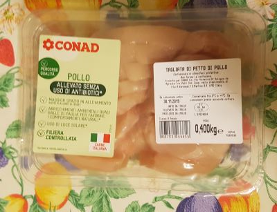 Tagliata di petto di pollo Conad 