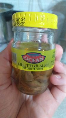 Filetti di alici all'olio di semi