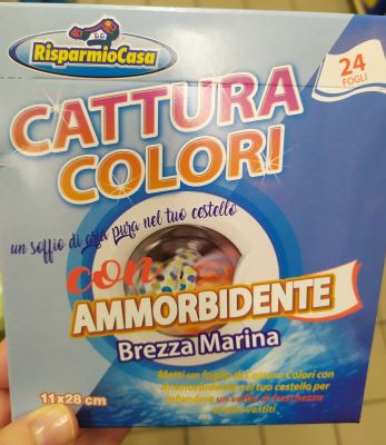 Cattura colori con ammorbidente - brezza marina