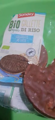 Bio Gallette di riso con cioccolato al latte