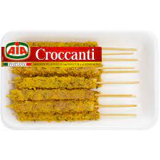 Arrosticini di pollo croccanti