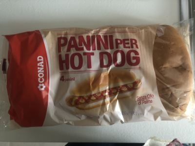 Panini per hot dog