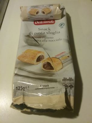 Snack di pasta sfoglia