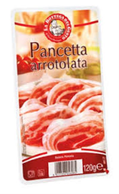 Pancetta arrotolata