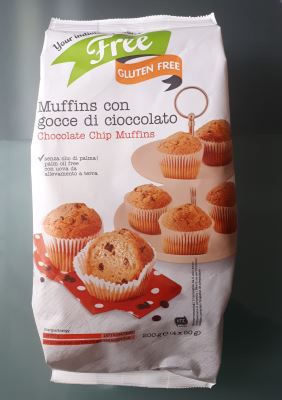 Muffin con gocce di cioccolato