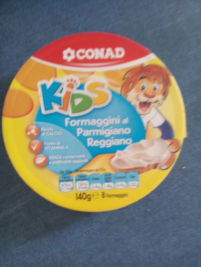 Kids formaggini al parmigiano reggiano