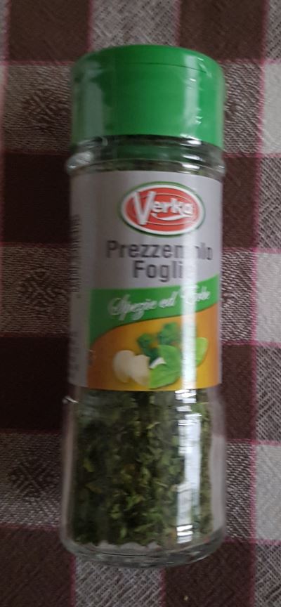 Prezzemolo essiccato in foglie