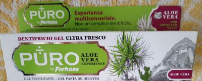 Dentifricio in Gel ultra fresco Puro con Aloe Vera