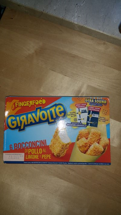 Giravolte 6 bocconcini di pollo al limone e pepe