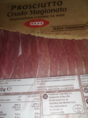 Prosciutto crudo stagionato