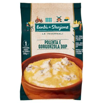 polenta con gorgonzola dop