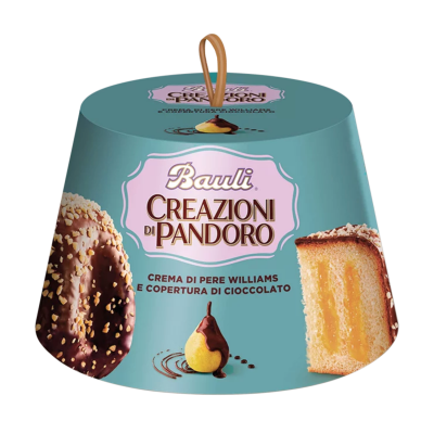 Creazioni di pandoro pere e cioccolato