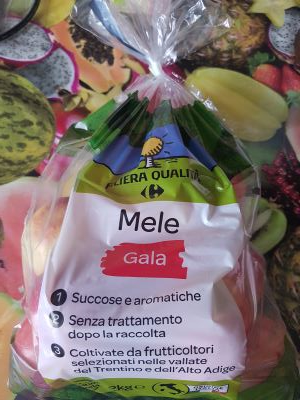 Mele varietà Royal Gala 