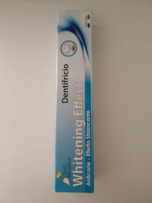 Dentifricio whitening effect