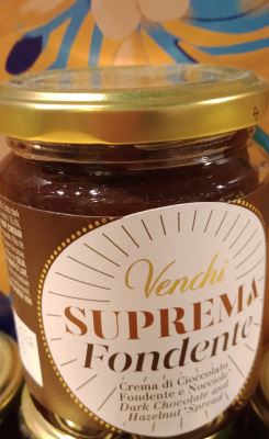 SUPREMA  FONDENTE CREMA SPALMABILE DI CIOCCOLATO E NOCCIOLE