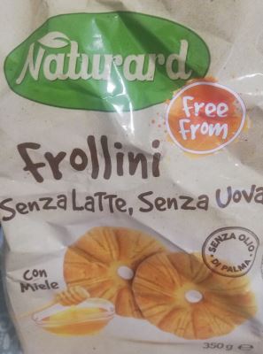 Frollini senza latte, senza uova con miele 