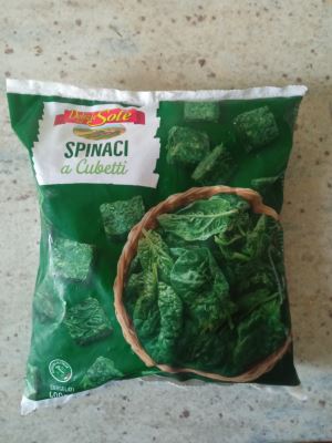 Spinaci a cubetti