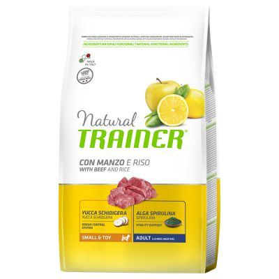 Natural Trainer con manzo e riso