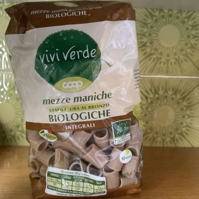 Mezze maniche biologiche integrali