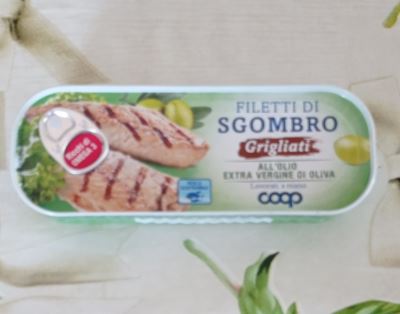 Filetti di sgombro all'olio d'oliva