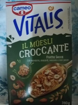 Il muesli croccante frutta secca 