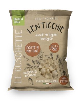 Le Guschette snack con farina di lenticchie