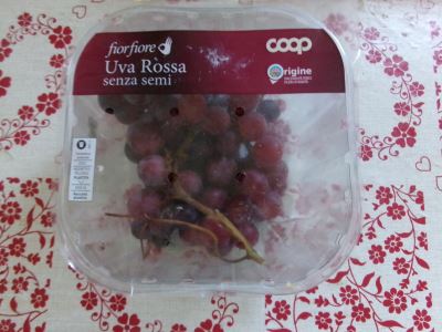 Uva rossa senza semi