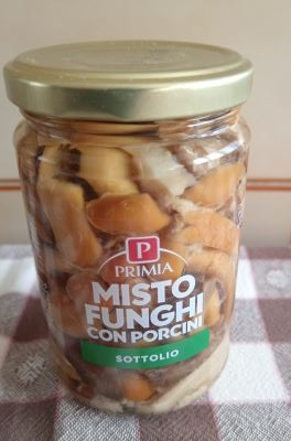 Funghi misti con Porcini sott'olio