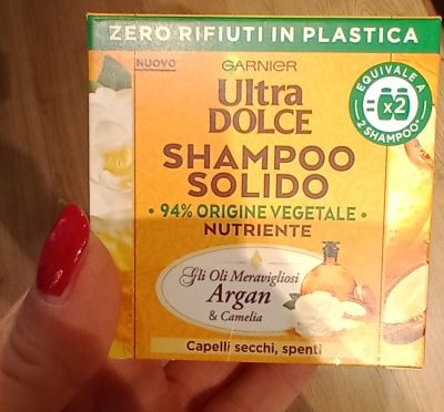 Shampoo solido Garnier agli oli meravigliosi argan e Camelia