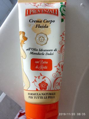 Crema corpo fluida al burro di karité