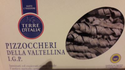 Pizzoccheri della valtellina I.G.P.
