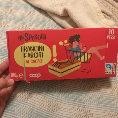 Trancini farciti al cacao