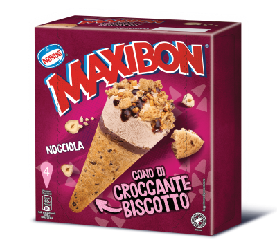 Cono Maxibon alla nocciola