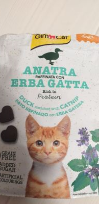 Anatra con erba gatta