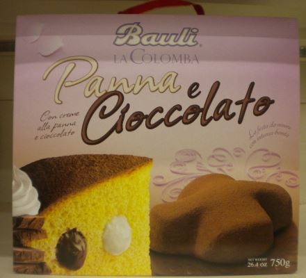 Colomba panna e cioccolato Bauli