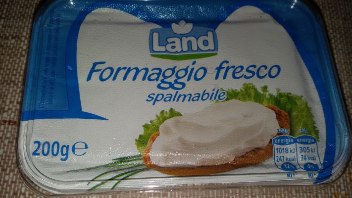 Formaggio fresco spalmabile