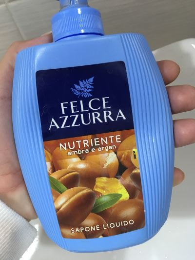 Felce Azzurra sapone liquido Ambra e Argan