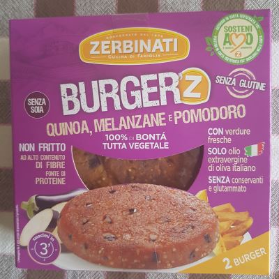 BurgerZ con pomodoro e melanzane