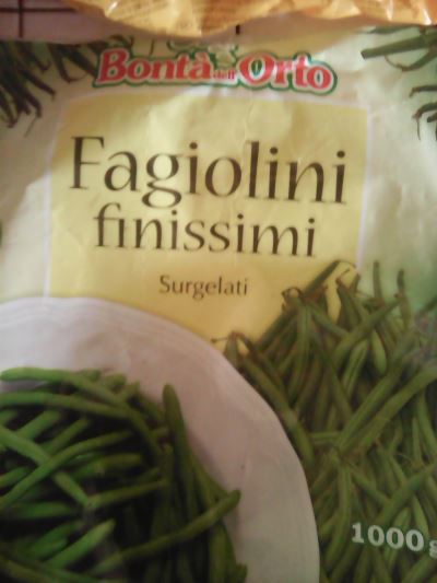  Fagiolini finissimi surgelati