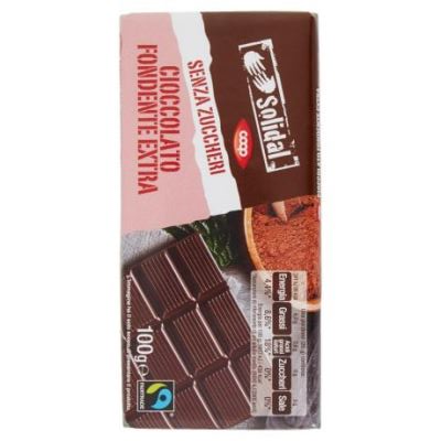 Cioccolato extra fondente - senza zuccheri
