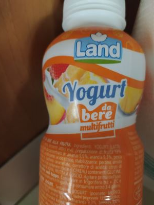 Yogurt da bere multifrutti