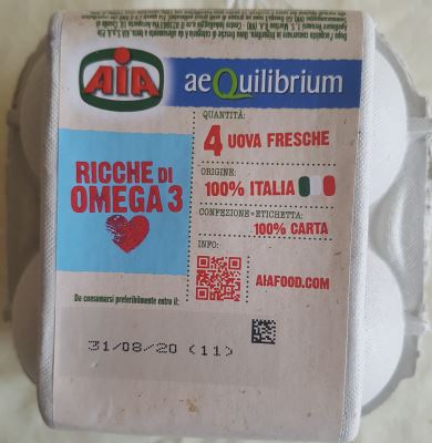 Uova AeQuilibrium Aia Omega 3