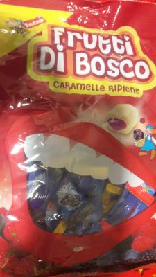 Caramelle ripiene Frutti di bosco 