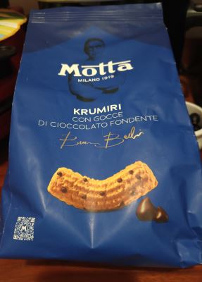Krumiri con gocce di cioccolato fondente 