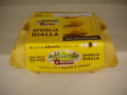 Uova Le Naturelle sfoglia gialla