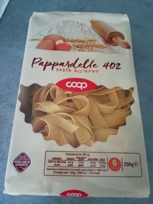 Pappardelle all'uovo 