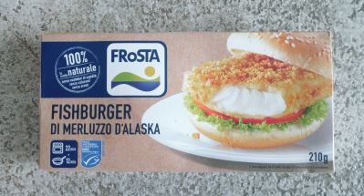 Fishburger di merluzzo d'Alaska