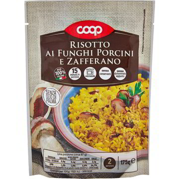 Risotto ai funghi porcini e zafferano